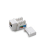 Cat6 Keystone Jack - [UL Listed] - Ethernet Wall Jack - Network Coupler - Cat5/5e/6 Compatible - 100-Pack