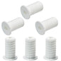 6pc Starlink Cable Grommet 3/4" Silicone Anti-Slip Waterproof Wall Hole Pass Through Split Cable Bushings for TV Wire Ethernet Cord, Starlink Cable Routing Kit Accessories,38mm/1.5"Ht, White