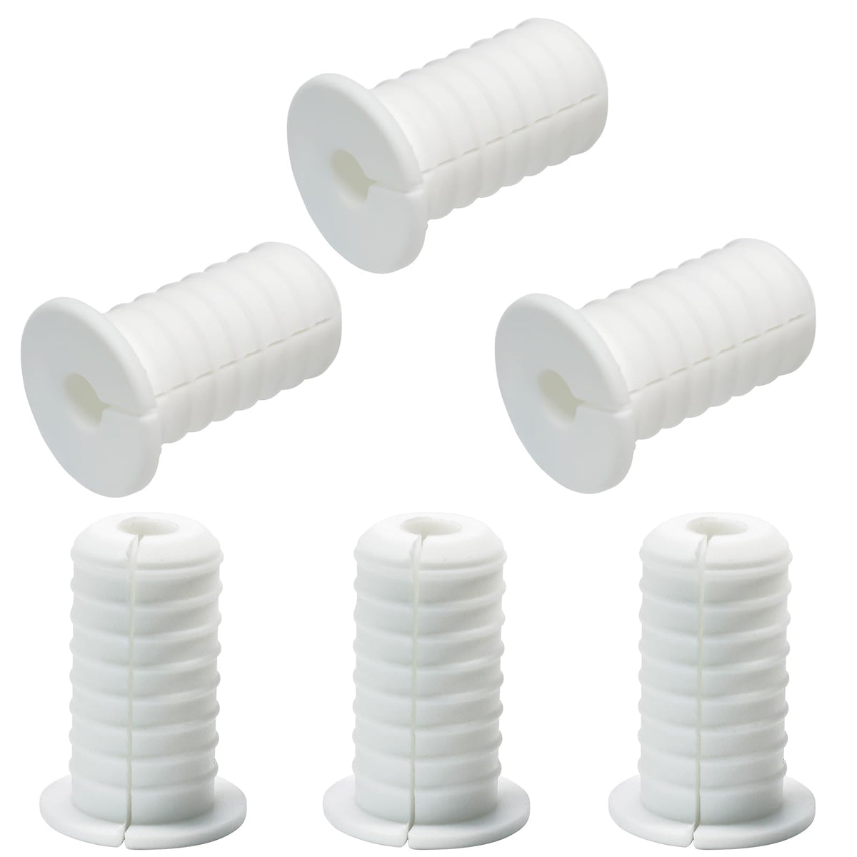 EASYEAH 2pc Black Starlink Cable Grommets 1" Silicone Wire Hole Grommet