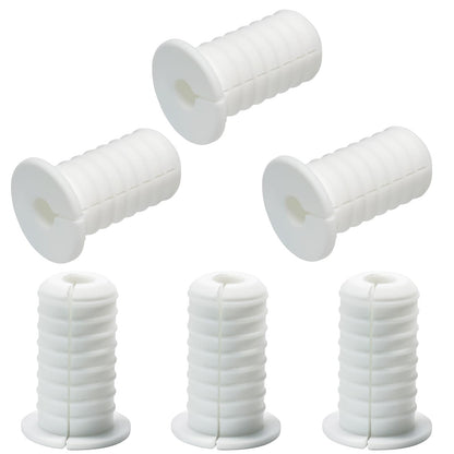 EASYEAH 2pc Black Starlink Cable Grommets 1" Silicone Wire Hole Grommet