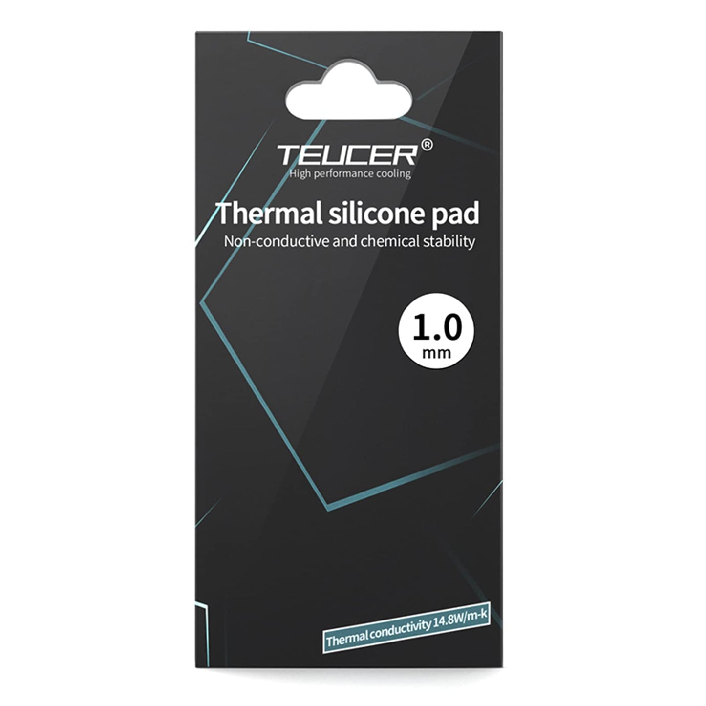 Thermal Pad 14.8 W/mK, 85x45x1mm, Non Conductive Heat Resistance High Temperature Resistance, Silicone Thermal Pads for Laptop Heatsink GPU CPU LED Cooler (1mm)