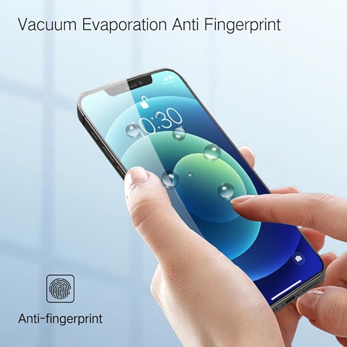 PERFECTSIGHT Screen Protector Compatible with Apple iPhone 12 Pro Max 2020 6.7 inch, [HD Clear Medical Device] Anti-Blue Light/Phone Radiation Tempered Glass