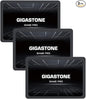 Gigastone SATA SSD 512GB (3-Pack) 2.5 inch SSD 530MB/s Upgrade Laptop PC Memory and Storage PS4 HDD Replacement 2.5" Internal Solid State Hard Drives SATA III SLC Cache 3D NAND Game Pro Performance