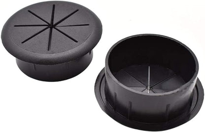 Aifeier ET 2 Inch (50mm) Flexible Desk Grommets Wire Cord Hole Cover Cable Organizer for Desktop Equipment Wiring Management and Protection