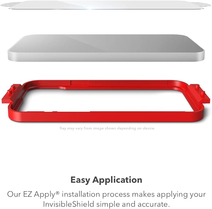 ZAGG InvisibleShield Glass Elite Plus Screen Protector - Made for iPhone 13 mini 5.4 - Case Friendly Screen - Impact & Scratch Protection - clear