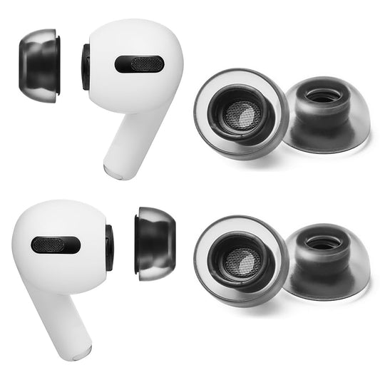 AZLA Crystal for Airpods Pro 1st & 2nd Gen (2-Pair SSS) – Airpod Pro Ear Tip Replacement – Airpod Pro Tips with Premium Silicone