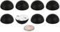 Hudson Hi-Fi Speaker Isolation Feet (4-Pack, 1") – Adhesive Silicone Anti-Vibration Pads for Speakers, Turntables, Subwoofers & Amplifiers, Supports 5-13 lbs Per Pad