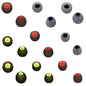 Earbuds Replacement Tips Silicone Earbud Tips Ear Gels Fit for Inner Hole from 3.8mm - 5.1mm Earphones 9 Pairs S/M/L