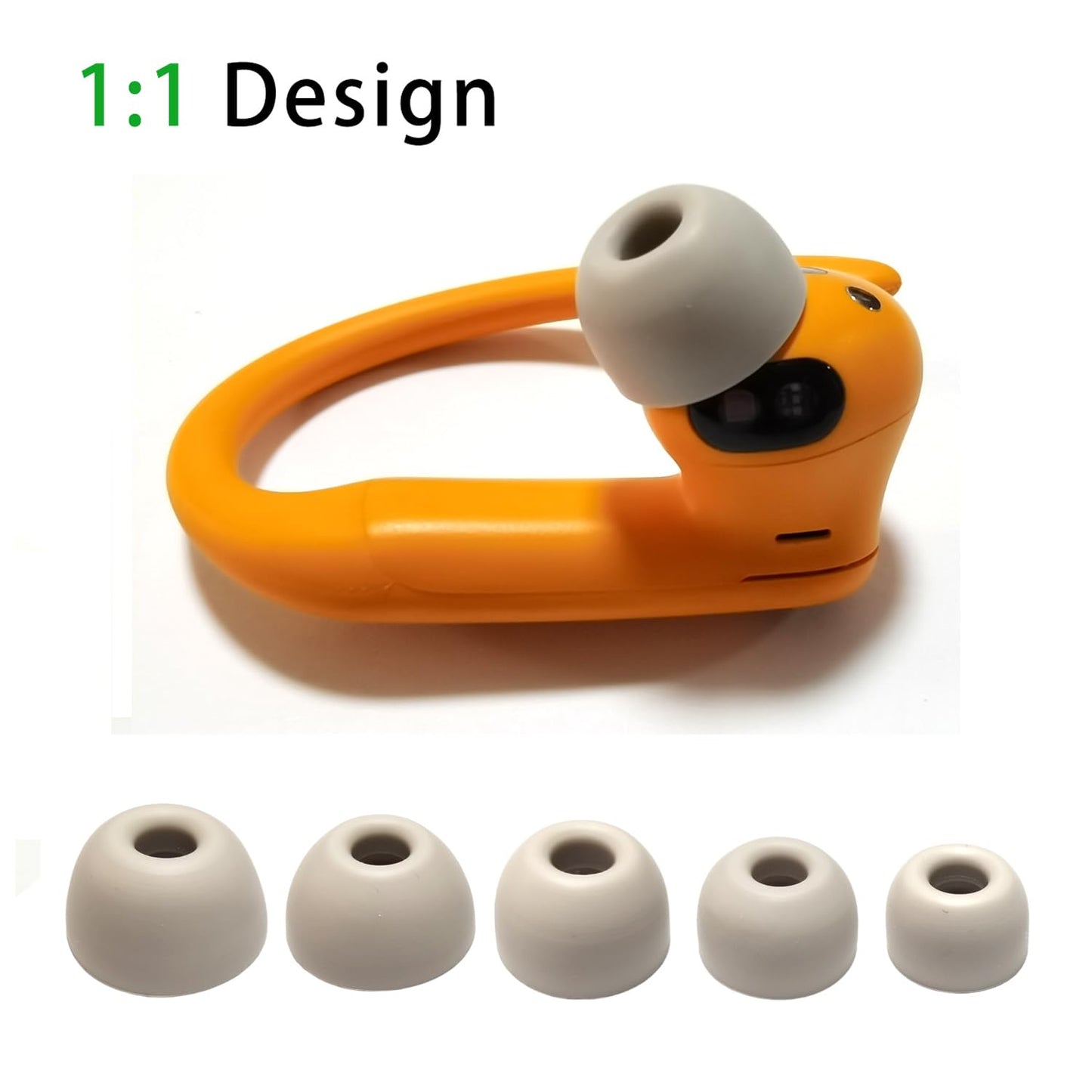 Replacement Earbud Tips for Powerbeats Pro2 Ear Tips [10 Pairs]–XL/L/M/S/XS