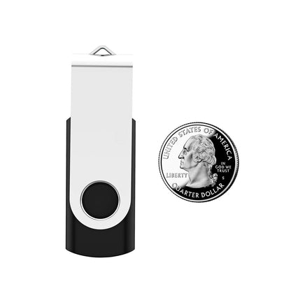 USB Flash Drive 512MB 100 Pack, Bulk USB 2.0 Thumb Drives Swivel Memory Stick Jump Drive Pen Drive,512MB 100 Pieces