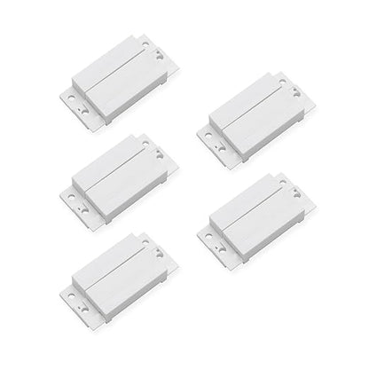 Magnetic Reed Switch NC NO COM Surface Mount Wired Door Window Contact Sensor with Cover for Home Security and Burglar Alarm Systems MC-31 5pcs