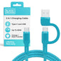 BLACK+DECKER USB C Multi Charging Cable, Fast Multi Charger Cable w/Adapter