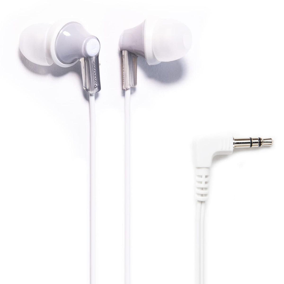 Panasonic ErgoFit In-Ear Earbud Headphones RP-HJE120-R (Red) Dynamic Crystal Clear Sound, Ergonomic Comfort-Fit