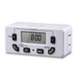 Fosmon 7 Day Digital Timers for Electrical Outlets, Indoor Plug-in Light Timers Switch Programmable, Electric Wall Plug for Lamp, Grow Reptile Lights, Aquarium, 15A/1875W, Grounded