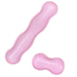Gel Keyboard and Mouse Wrist Rest, Cute Wrist Support and Arm Support Keyboard Rest for Keyboard and Mouse Typing Pain Relief，Suitable for Office/Computer/Laptop/Gaming (Transparent Pink Set)