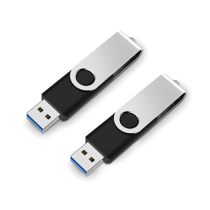 Aiibe 10 Pack 16GB Flash Drive 16GB USB 3.0 Flash Drive USB Drives USB 3.0 Memory Stick Thumb Drive Bulk 16 GB (Black)
