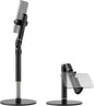 NEEWER Basics Cell Phone Stand for Desk, Adjustable Phone Holder Clamp with Weighted Metal Base, Office Table Phone Mount Compatible with iPhone 16 15 Pro Max Plus Samsung for Video Recording, ST006