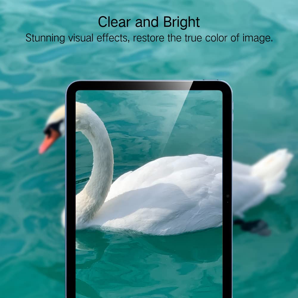 PERFECTSIGHT Anti Blue Light Screen Protector Compatible with iPad Air 5 2022/ Air 4 10.9 inch 2020/ iPad Pro 11 (2022/2021/2020/2018 Model), HD Clear Eye Protection Anti Fingerprint Tempered Glass