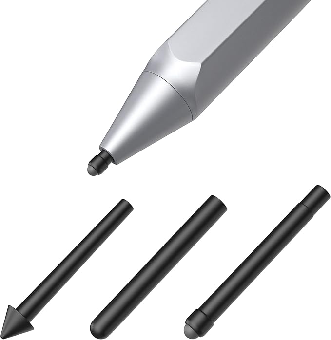 Moko Pen Tips for Surface Pen (3 Packs, HB/2H/H Type), Surface Pen Tip Replacement Kit Compatible with Surface Pro 2017 Pen (Model 1776)/Surface Pro 4 Pen, Original Pen Nibs Refill for Stylus Pen