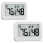 DOOMAY Mini Hygrometer Indoor Thermometer Digital Humidity Monitor 2-Pack