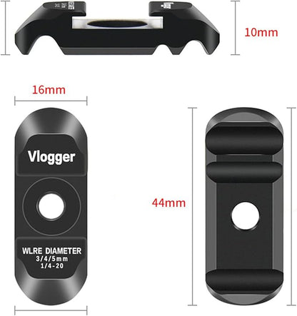 HDMI/SDI/USB-A/USB-C/Type-C Cable Clamp,Support 2~6 mm(0.07"~0.27") Diameter Cable,Compatible with Camera cage for Sony/Nikon/Canon/FUJIFILM