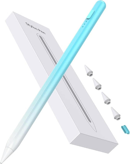 Stylus Pencil for iPad 2018-2024, 15Mins Fast Charge, Palm Rejection, Tilt Sensitivity - Compatible With iPad 10/9/8/7/6, Pro 12.9"/11"/13" M4, Air 5/4/3/11"-13" M2, Mini 6/5
