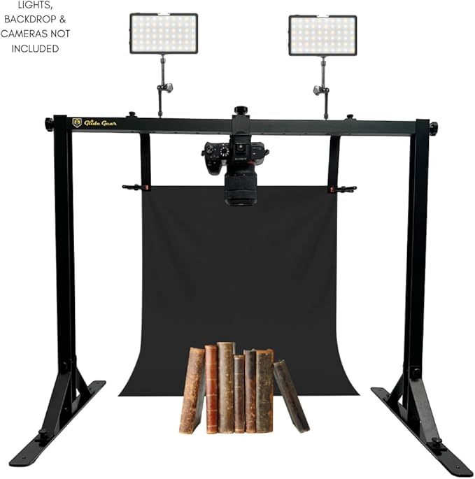 Glide Gear OH100 Professional Metal Overhead Table Top Mount Stand Photography Studio DSLR Video Camera iPhone Top Down Platform