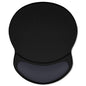 ITNRSIIET Ergonomic Mouse Pad with Comfort Gel Wrist Rest, Non-Slip PU Base, Smooth Textured Surface, Reduces Hand Fatigue & Wrist Pain, 8.7 x 7.2 Inch for Office Gaming Home, Black Gray Gradient