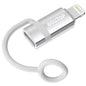 [MFi Certified] USB C to Lightning Adapter, Type C to Lightning Adapter Support 36W PD Fast Charging Compatible with iPhone iPad Silver