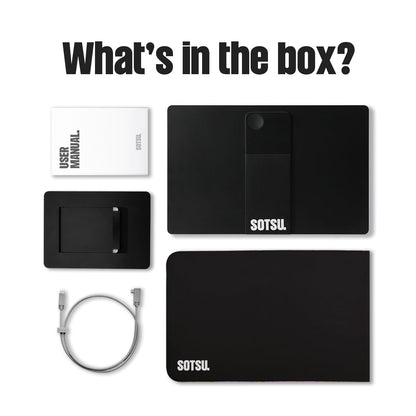 SOTSU FlipAction Pro 16" Gen 2 | 2.5K Portable Monitor | 2560 x 1600 (WQXGA) | 120 Hz | 100% DCI-P3 | 400 Nits | Pivot Rotate | Full Metal CNC | Perfect Match for Mac and Windows (Universe Black)