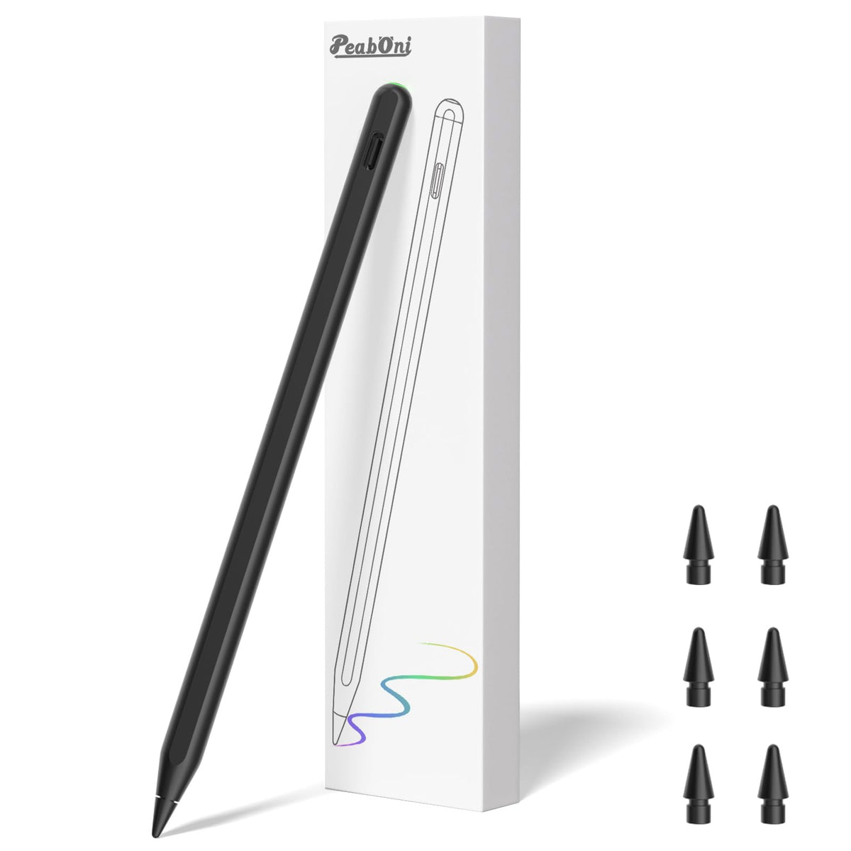 Stylus Pen for iPad 2018-2026, Magnetic & USB C Fast Charge iPad Pencil