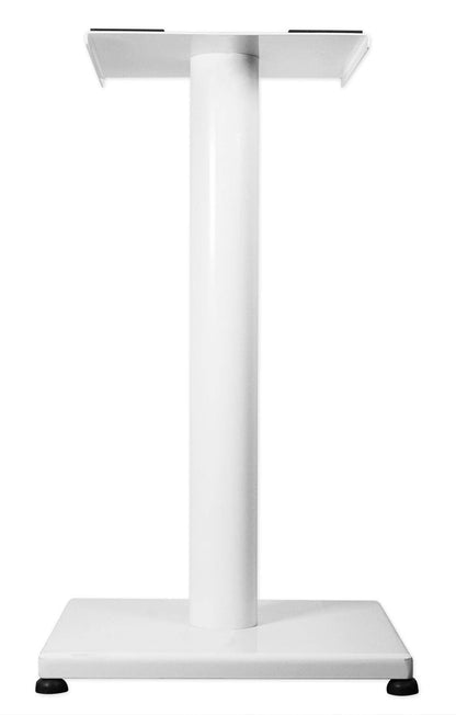 Rockville RS21W V2 Pair 21" Steel Bookshelf Speaker/Monitor Stands, White