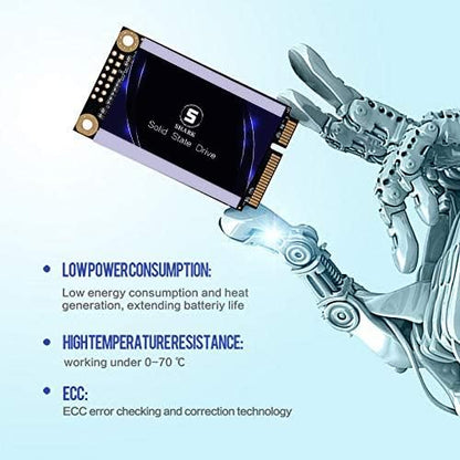 SSD MSATA 250GB Shark Speed Internal Solid State Drive High Performance Hard Drive for Desktop Laptop SATA III 6Gb/s Includes SSD (250GB, MSATA)