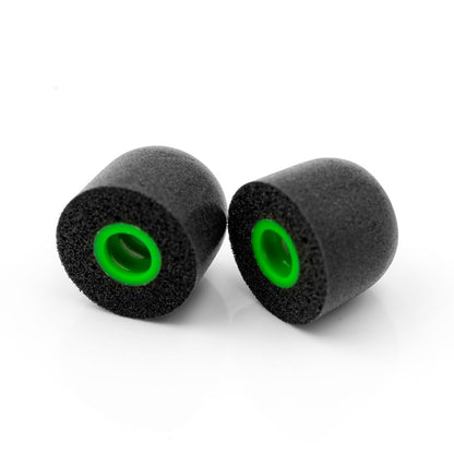 Linsoul Tripowin TP45 Spiral Groove Memory Foam Eartips, 2 Pairs in Ear Monitor Ear Plugs Suitable for 4.5mm-6.5mm Earphone Nozzle (L)