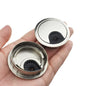 HAHIYO 2Pcs 2Inch/50mm Brushed Silver Zinc Alloy Desk Grommet Wire Grommet Cable Management Cord Hole Cover Desk Wire Hole Insert Wire Organizer for Computer Office Home School Equipment Systems