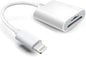 Lightning to SD & TF Card Reader Adapter, Apple MFi Certified 2 in 1 Micro SD TF Memory Card Dual Slot Dongle Cord for iPhone 14 13 12 11 X XS XR 8 7 Plus, iPad, Plug and Play