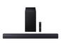 Samsung HW-B750D/ZA 5.1 ch Soundbar w/ Dolby Audio, Surround Sound expansion, Bass Boost, Adaptive Sound, DTS Virtual:X, Wireless Subwoofer, 2024