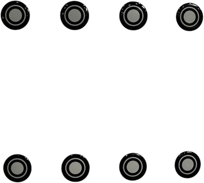 PWNAGE Ultraglide Glass Skates Feet Dot Universal Dots Rounded 0.7mm Thick Bullseye Glide Replacement