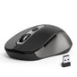 Wireless Mouse for Laptop, PC, Chromebook, Mac, MacBook, Silent Mouse with USB Nano Receiver, Side Button, 2400 DPI, Anti Slip Roller, 6 Button Ergonomics Cordless Computer Mice - Black Orange