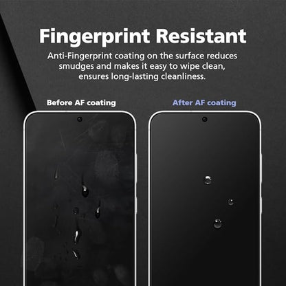 3-Pack Anti-Blue Light Matte Screen Protector For iPhone 14 Pro [Support Fingerprint Unlock] Anti-Glare, Anti-Fingerprint [Eye Protection] Bubble-Free Installation with Alignment Jig