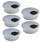 5 Pcs Desk Grommet 2" / 50 mm, Desk Cord Hole Cover, Cable Grommet ABS Plastic, Desk Hole Grommet for Home & Office Pc, Detachable Cable Cord Organizer-Silver Sand