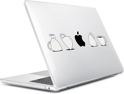 for 2025 2024 2023 2022 MacBook Air 13 inch Case M4 A3240 M3 A3113 M2 A2681 with Touch ID& 13.6" Liquid Retina Display, Plastic Hard Shell&Keyboard Cover&Screen Film&Webcam Cover, Cups