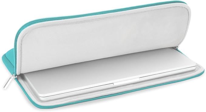 RAINYEAR 16 Inch Laptop Sleeve Protective Soft Case Padded Zipper Cover Specially Compatible with 16" MacBook Pro/Max M1 M2 M3 M4 A2141 A2485 A2780 A2991 A3403 A3186 (Blue, Upgraded Version)