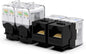 AMPCOM CAT6 Tool-Less Keystone Jack 12-Pack, RJ45 UTP Punch Down Free White