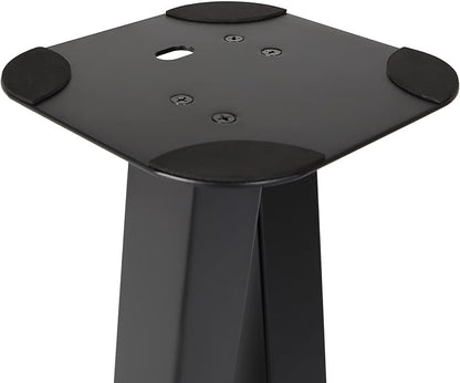 EXIMUS One Pair Fixed Height Universal Speaker Floor Stands - Black - 600 Series