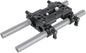 NICEYRIG Tripod Mounting Plate with 15mm Rod Clamp Railblock for Rod Support/DSLR Rig Cage