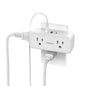 TESSAN Wall Outlet Extender, Multi Plug Mini Wall Expander, Grey