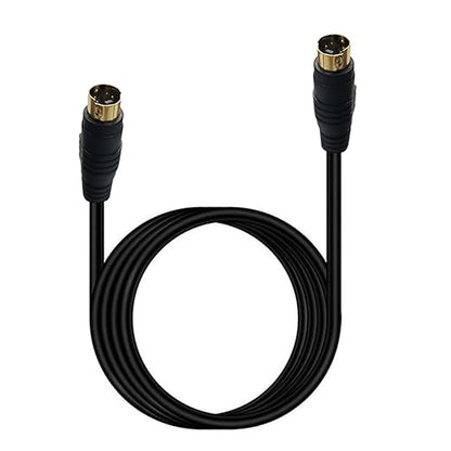 S Video Cable, S-Video Cable 4 pin Connector Male to Male Gold Plated Compatible with DVD Player, Home Theater, DSS receivers, VCRs, DVRs/PVRs - 3.28FT