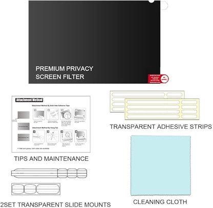 13.3 inch 16:10 - Computer Privacy Screen Filter for Widescreen Laptop - Notebook - Anti-Glare - Anti-Scratch Protector Film for Data confidentiality for13 MacBook Air
