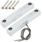 Gebildet Home Security Wired Rolling Door Contact Magnetic Reed Switch MC-58 Alarm Sensor Magnetic Switch with 2 Wires for N.C. Applications